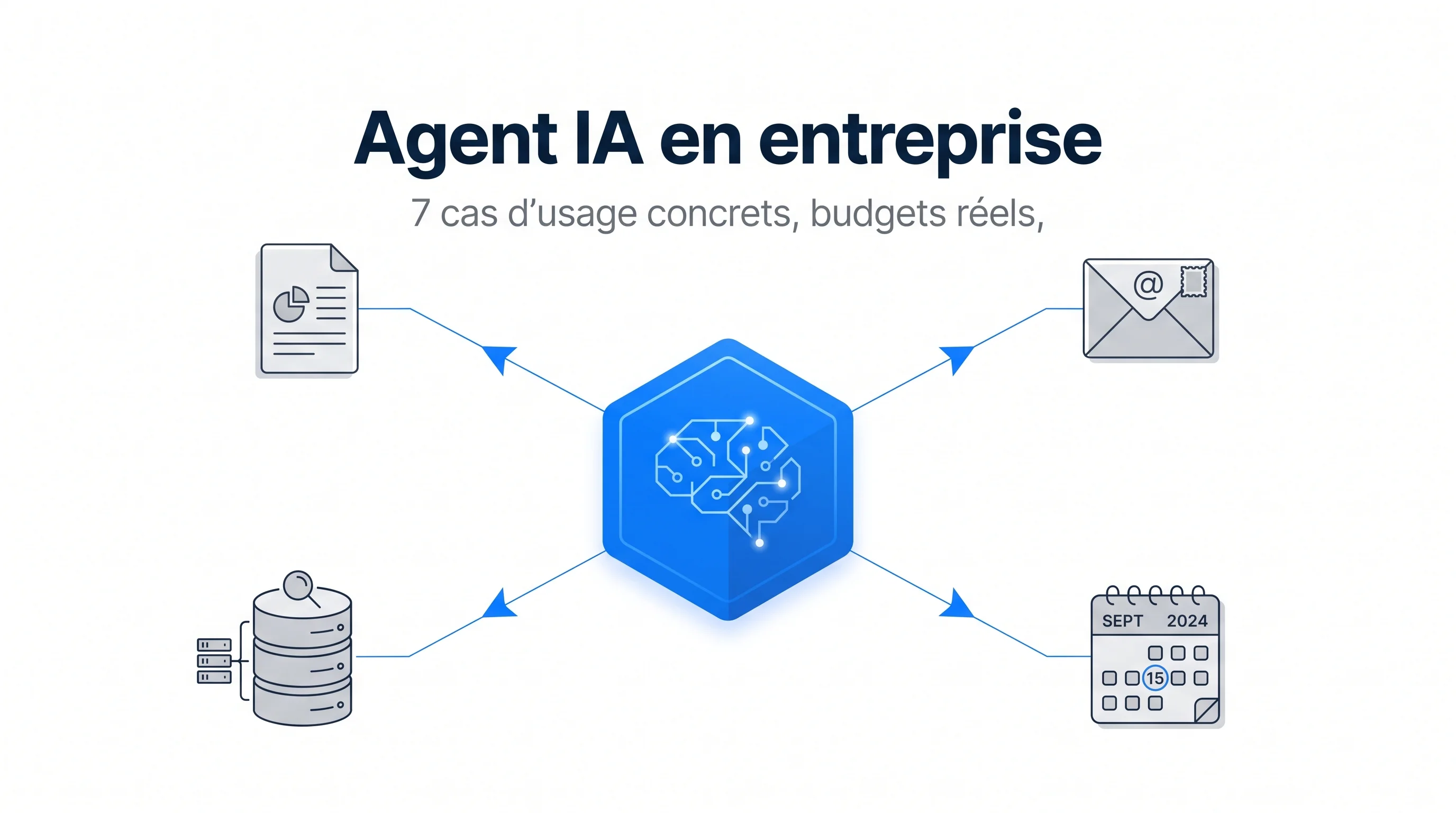 Les 7 cas d'usage d'un agent IA en entreprise et leur niveau de budget 2026