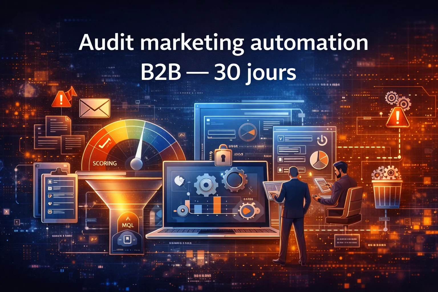Marketing automation B2B : audit en 30 jours pour nettoyer vos workflows et générer plus de pipeline
