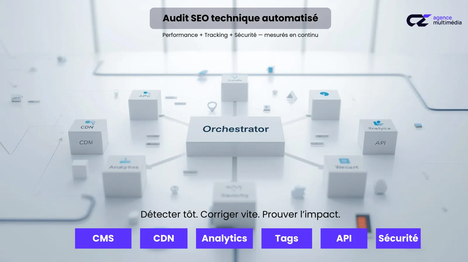 Image de l'article Audit SEO technique automatisé : pilotage continu IA + DevOps