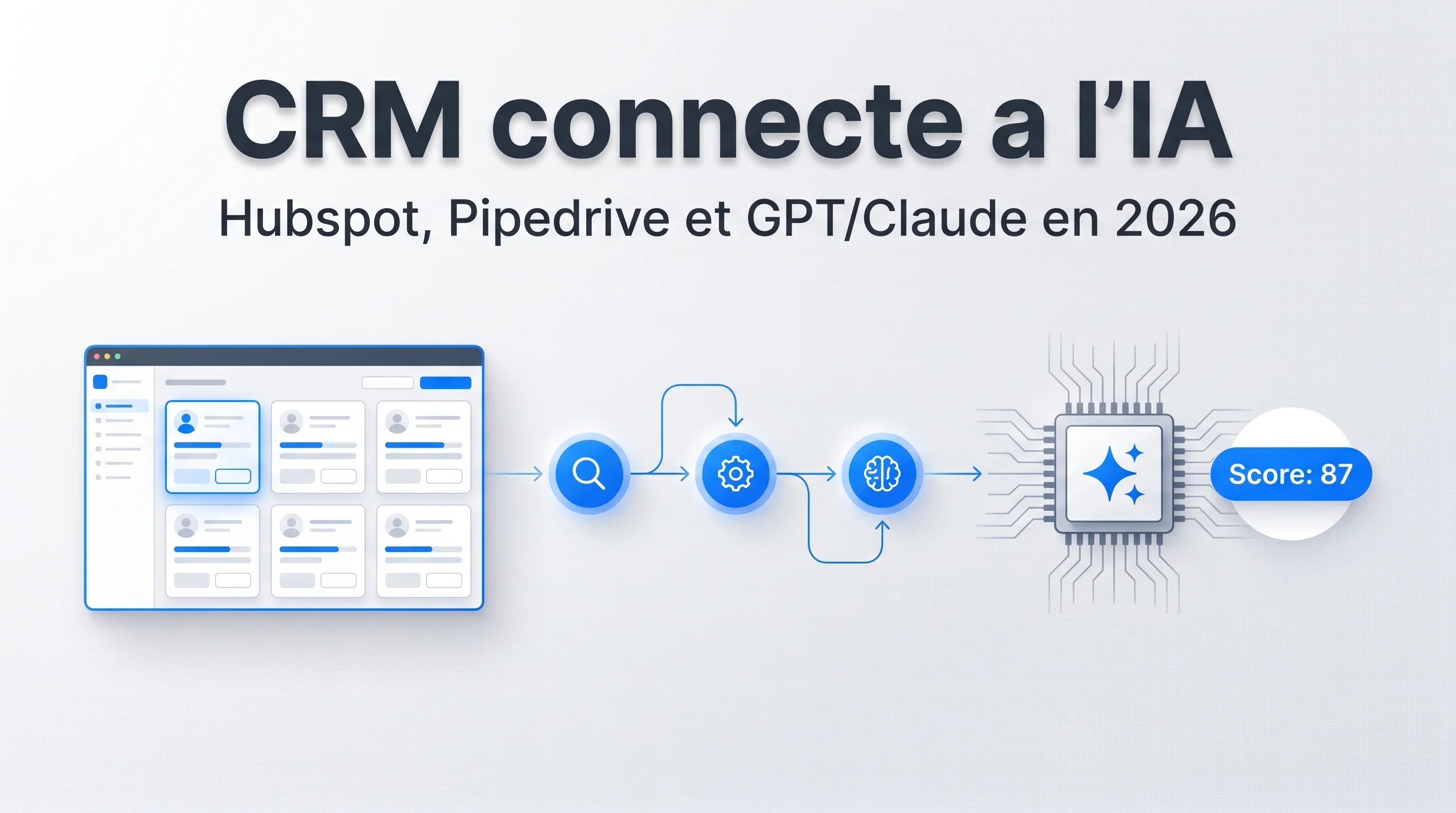 Connecter ton CRM à l'IA : Hubspot, Pipedrive et GPT/Claude en 2026