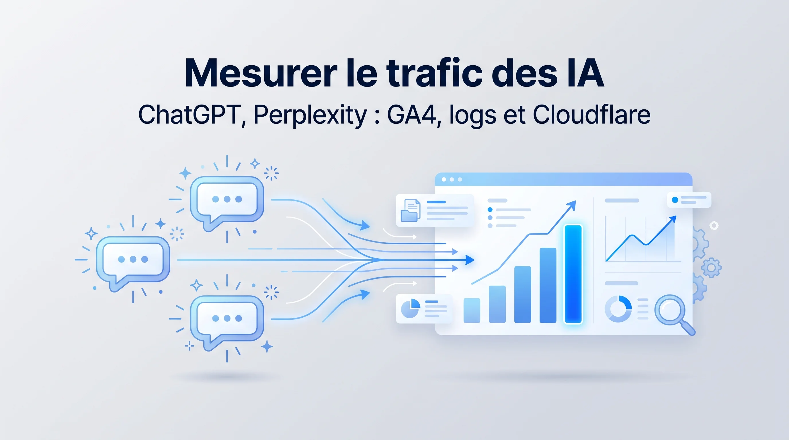 Mesurer le trafic venant de ChatGPT et des IA : GA4, logs et Cloudflare (méthode 2026)
