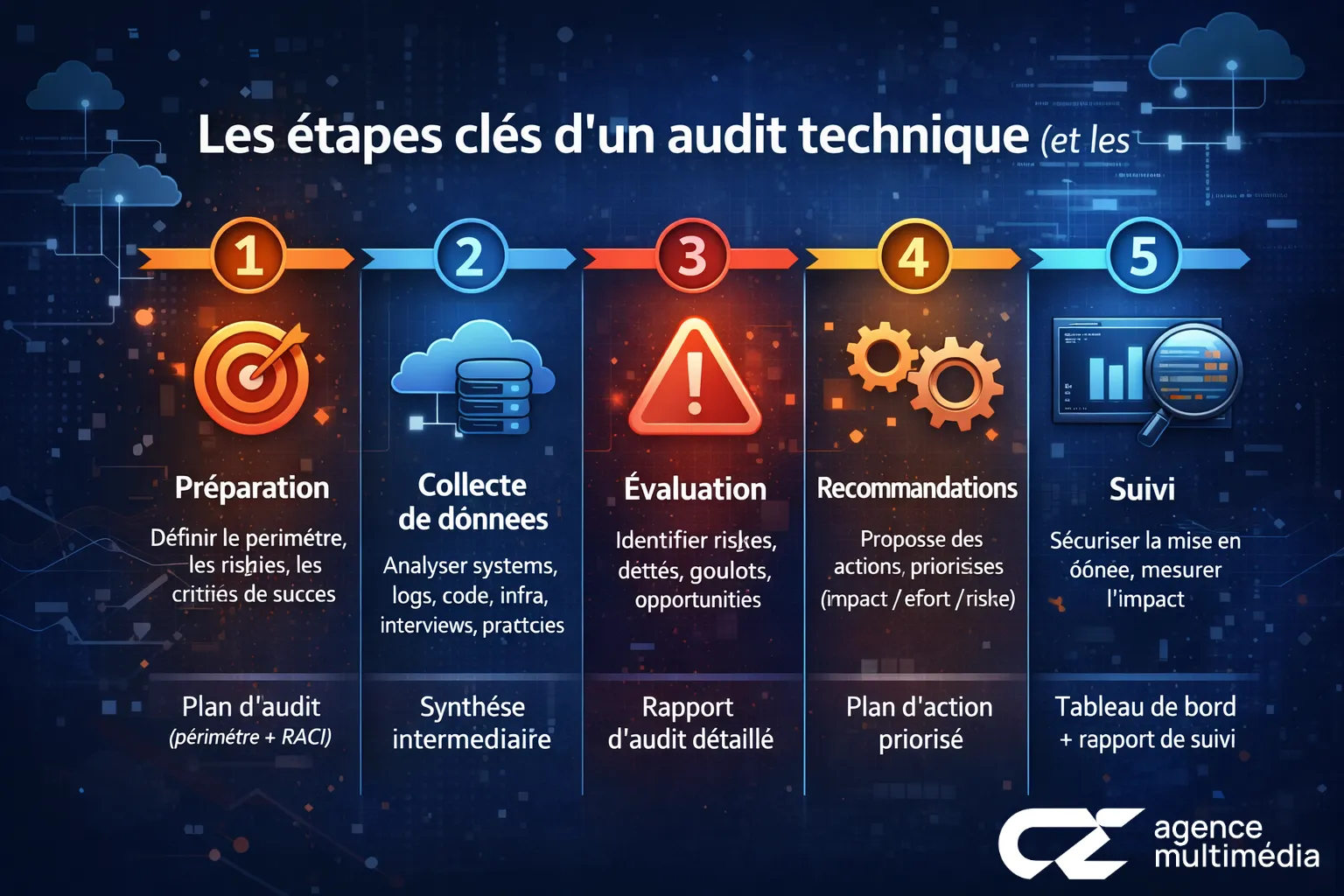 Étapes d’un audit technique IT