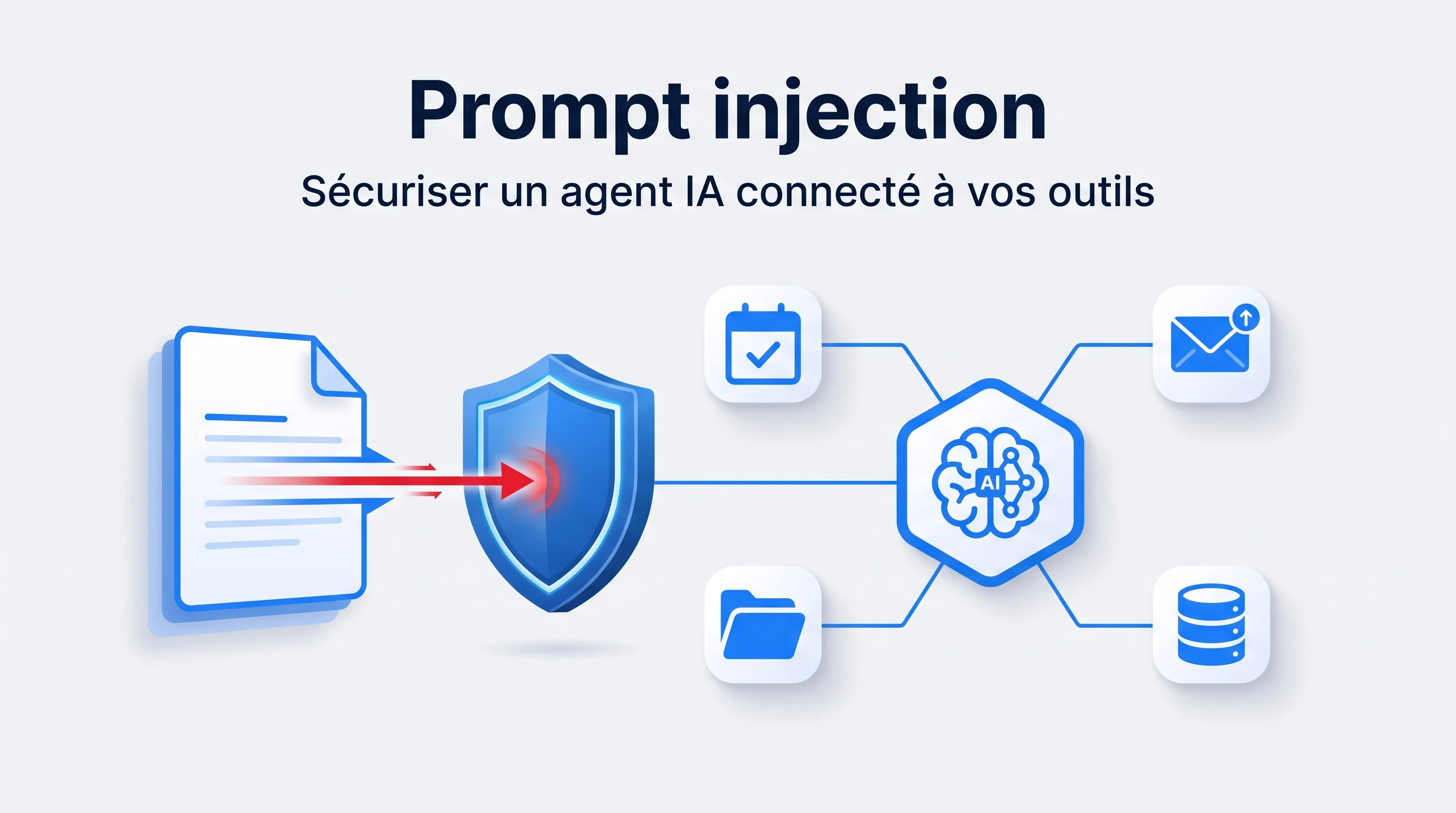 Prompt injection : sécuriser un agent IA connecté à vos outils (guide 2026)