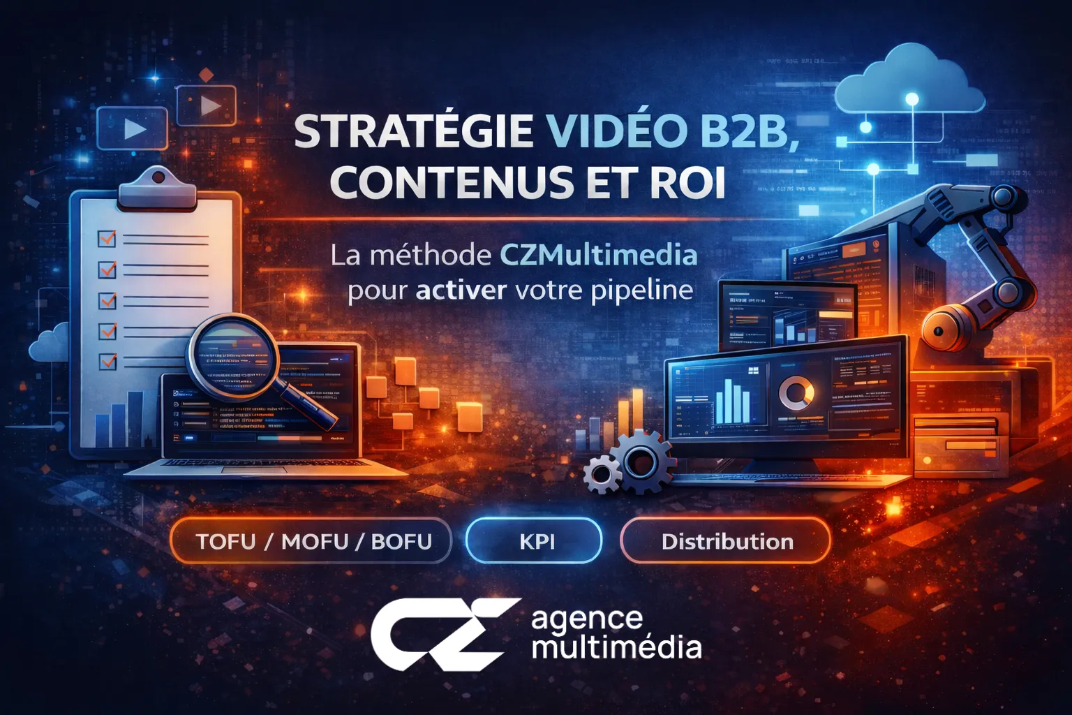 Image de l'article Stratégie vidéo B2B, contenus et ROI : la méthode CZMultimedia pour activer votre pipeline
