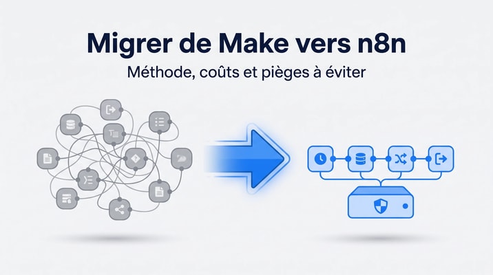 Migrer de Make ou Zapier vers n8n : méthode, coûts et pièges (2026)