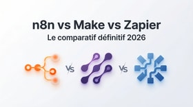 n8n vs Make vs Zapier en 2026 : le comparatif definitif pour automatiser votre PME
