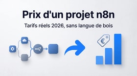 Combien coûte un projet n8n en 2026 ? Tarifs réels