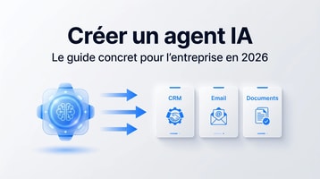 Créer un agent IA en entreprise : le guide concret 2026 Créer un agent IA en entreprise : le guide concret 2026 - Article automatisation CZ Multimedia