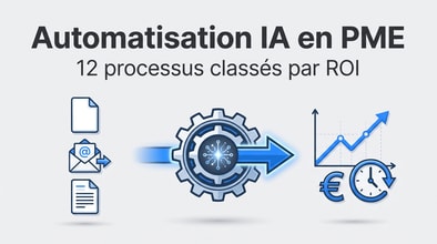 Automatisation IA : 12 processus à automatiser en PME