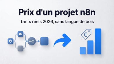 Combien coûte un projet n8n en 2026 ? Tarifs réels